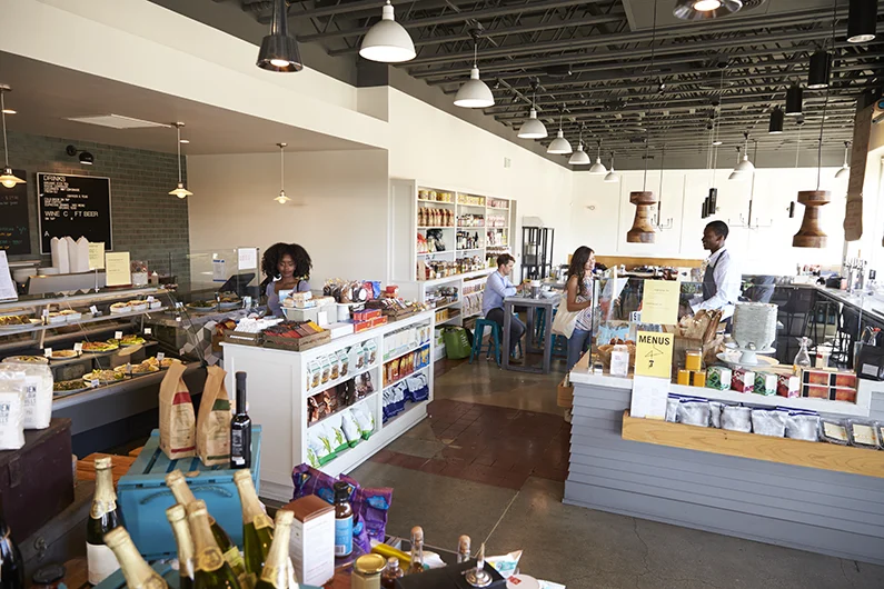 Interior of Chicago small business